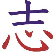 Japanese kanji phonetic components: Intention contains the SHI phonetic 士